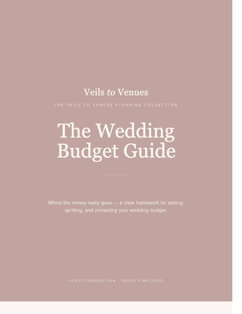 The Wedding Budget Guide