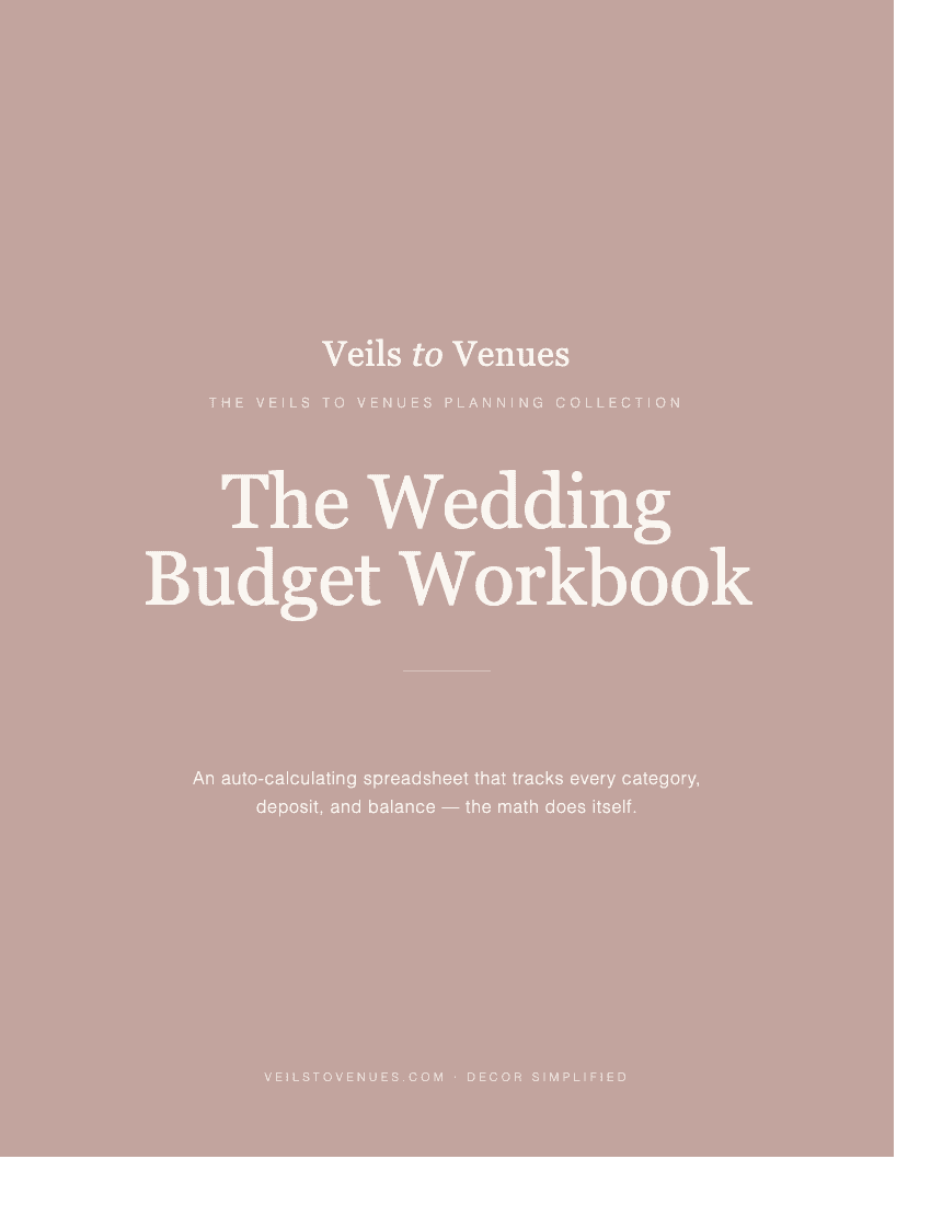 The Wedding Budget Workbook
